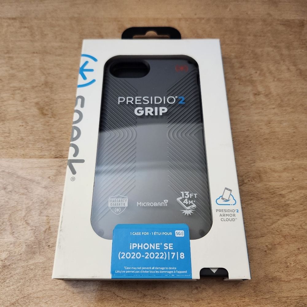 Speck Presidio2 Grip Series Case for iPhone 7 iPhone 8 iPhone SE 2020 - 22 Gray